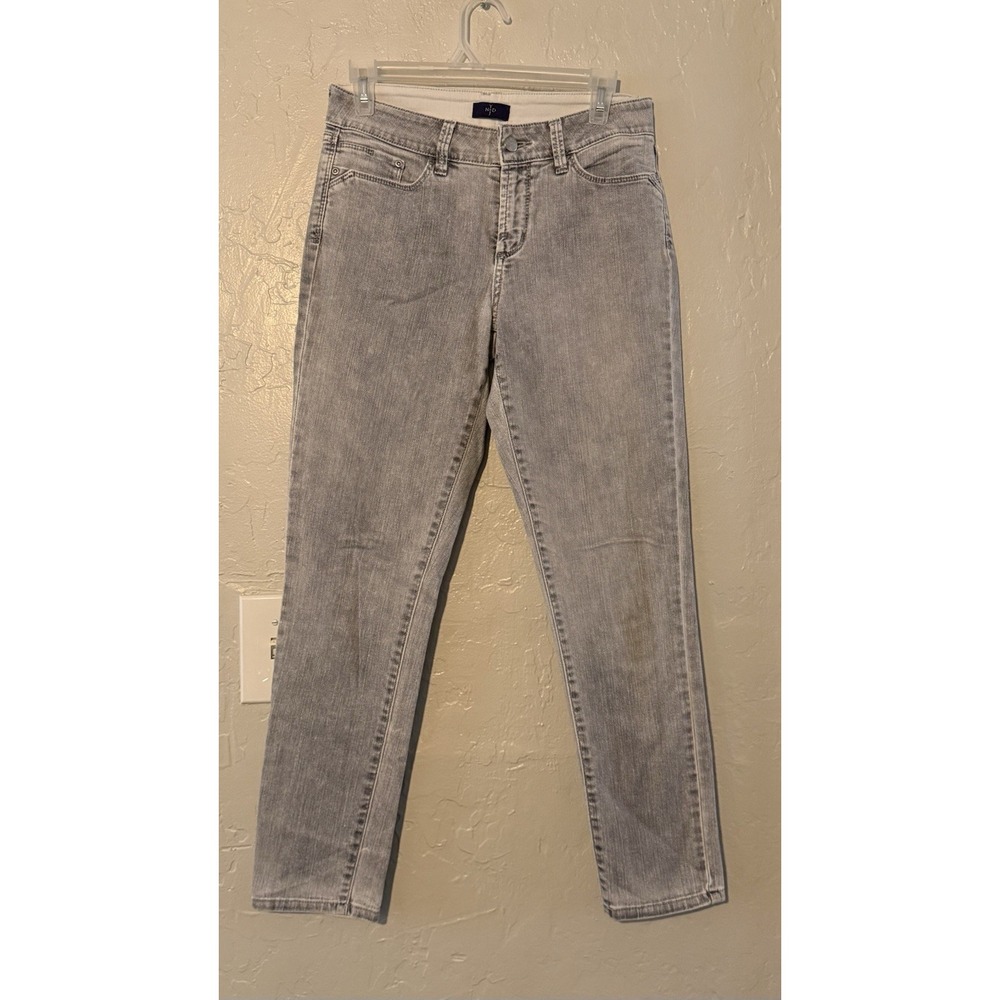 Not Your Daughters Jeans Kimora Stretch Ankle Skinny Jean Alloy Gray Size 2